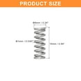 thumbnail image 2 of Uxcell 5Pcs Wire Diameter 0.039", OD 0.24", Free Length 0.59" 304 Stainless Steel Coil Mechanical Compressed Spring, 2 of 7