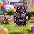 thumbnail image 1 of Graduation Garden Flag 45x30cm Polyester Outdoor Decor for Party Photo Backdrop Patio Banner, 1 of 6