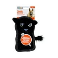 thumbnail image 3 of Outward Hound Invincibles Tough Seamz Panther Dog Toy, Black, Small, 3 of 4
