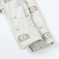thumbnail image 5 of WIBACKER Knotted Newborn Sleeper for Baby Boy and Girl, Soft Stretchy Long Sleeve Infant Gowns with Mitten Cuffs Hospital Coming Home Outfit, 5 of 13