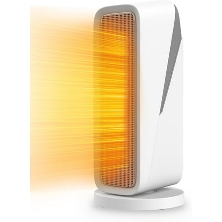 

1500W Fast Heating Ceramic Electric Child Lock 80° Oscillating Overheating & Tip-Over Protection Portable Heater For Home Office