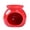 Red, variant on KGJQ Essential Oil Burner Small Ceramic Tealight Candle Holder Scented Wax Melt Warmer Desk Aromatherapy Diffuser for Home Fragrance Decor