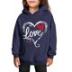 thumbnail image 1 of Sudaderas con capucha para niños y niñas, sudaderas casuales de manga larga, lindas sudaderas de gran tamaño con bolsillo de polar, chaquetas para niñas, 1 of 4