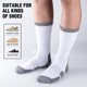 thumbnail image 3 of Calcetines COOVAN para hombre, algodón, redondos, que absorben la humedad, 6 pares, 3 of 7