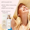 thumbnail image 4 of zephoco Diamond Platinum Coconut Protection Sparkling Body Oil Coconut Fragrance Summer Skin Protection Refreshing And Moisturizing, 4 of 7