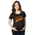 thumbnail image 2 of Maternity Pumpkin Smuggler Funny Fall T Shirt Cute Halloween Pregnancy Tee, 2 of 7