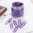thumbnail image 6 of 100PCS Purple Paper Clips 2" Large (50MM) with Rust-Resistant & Durable, Vinyl Coated Paper Clips Great for Office, 6 of 6