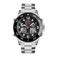 thumbnail image 2 of Reloj De Hombre Análogo y Digital Steiner Bisel Giratorio Acero Inoxidable Plata, 2 of 3