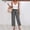 *Dark Gray, variant on Womens Linen Blend Drawstring Pants ,Baggy Cropped Pants with Front Patch Pockets Pink,Womens Plus XXL