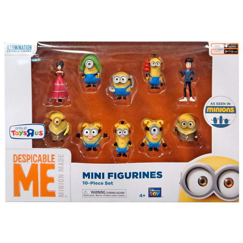 Despicable Me Minions Movie Minions Mini Figurines 10Piece Set