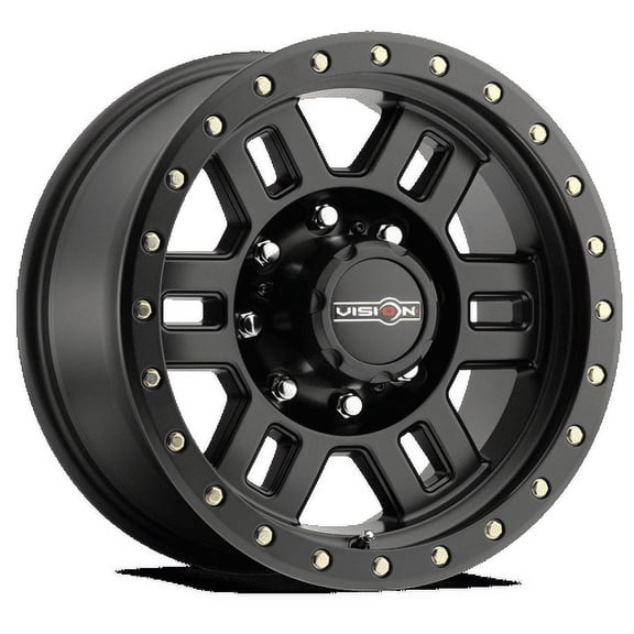 18x9 Vision Off-Road 398 Manx Matte Black Wheel 8x170 (-12mm)