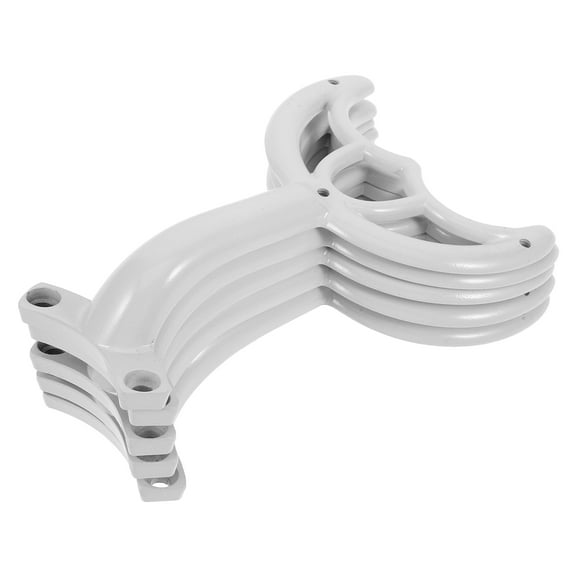 Raindrops Ceiling Fan Holder White Metal 5Set 6.7X4.3X1.8In