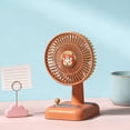 thumbnail image 4 of Kieccall Cute Fun Portable USB Fan Mini Cooling Device For Home Office Outdoor Summer Lovely Daily Cooling, 4 of 8