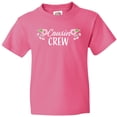thumbnail image 3 of Inktastic Cousin Crew with Flowers Youth T-Shirt, 3 of 5