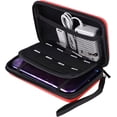 thumbnail image 3 of GFDYREE Carrying Case Compatible with for New 2DS XL, New 3DS XL,3DS XL, Hard Travel Protective Shell for Console& Game (Red), 3 of 7