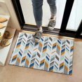 thumbnail image 2 of Multicolor Chevron Pattern Door Rugs,Washable Non Slip Door Mats Indoor,Decorative Door Mats,Entry Mat Indoor for Entrance,Bedroom,Kitchen,Bathroom,16"x24", 2 of 6
