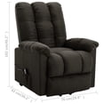 thumbnail image 2 of vidaXL Recliner Electric Power Lift Massage Recliner Chair for Elderly Fabric, 2 of 7