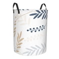 thumbnail image 2 of LNWH Laundry Basket, White Flower Branch Illustration Foldable Laundry Hamper With Handles Waterproof, Small, 2 of 8