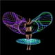 thumbnail image 3 of Sonducket Baile Fitness Circle Realización de equipos deportivos Regalo Luz LED Pérdida de grasa para niños Adultos Hogar Interior Cambio de Accesorios para máquinas de ejercicios, 3 of 6