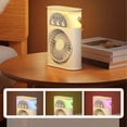 thumbnail image 6 of Virelaxpo 3-in-1 Portable Air Cooler USB Mini Air Conditioner with Humidifier and 3-Speed Fan for Home Office Desk Personal Cooling 250ml Water Tank Aromatherapy Compatible, 6 of 6