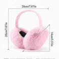 thumbnail image 3 of Winter Ear muffs Faux Fur Warm Earmuffs Cute Foldable Outdoor Ear Warmers For Women Girls, 3 of 5