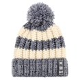 thumbnail image 1 of Gorro de punto de invierno para mujer, gorro cálido con forro polar a la moda, gorro de lana para ciclismo a prueba de frío para invierno para mujer, 1 of 4
