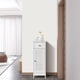 thumbnail image 4 of Costway Armario de Almacenamiento de Pie de Baño con Cajón y Puerta de Persiana Organizador Lateral con Estante Ajustable 32 x 30 x 88 cm Blanco Costway Modern, 4 of 10