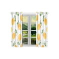 thumbnail image 2 of MKHERT Healthy Life Window Curtain Kitchen Curtains Window Treatments 26x39 inch,Set of 2, 2 of 3