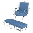 thumbnail image 6 of Topbuy Sofa Bed Folding Armchair Sleeper, Blue, 6 of 6
