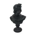 thumbnail image 3 of Busto de figura de mitología griega, estatua artística multiusos para decoración y regalos. Apolo negro, 3 of 9