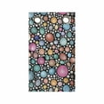 thumbnail image 1 of Geometric Hanging Pocket Organizer, Colorful Round Shaped Sea Stones in Repetitive Pattern Art, Printed Polyester Storage Bag with Pockets, 9" x 16", Charcoal Grey Multicolor, 1 of 2