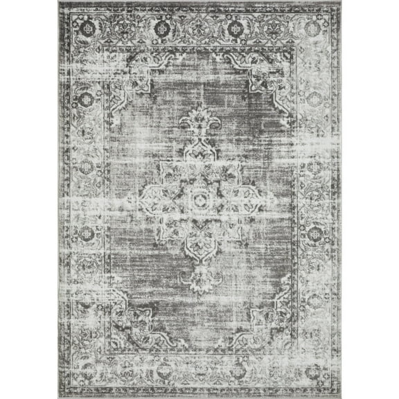Loomaknoti Rhane Allinzie 5' x 7' Ivory Oriental Indoor Area Rug