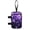 Purple Cherry Blossom, variant on COEQINE Forearm Crutch Bag Walking Cane Accesories Purple Camouflage Elbow Crutch Storage Organizer, 2 Zippered Pockets, Lightweight, Hands-Free, for Adults & Seniors