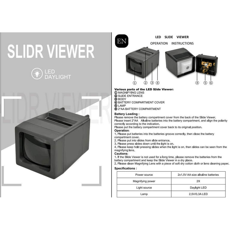 Digitnow 135 Film Negative Scanner High Resolution Slide Viewer, Convert 35mm Film & Slide to Digital Jpeg Save Into SD Card, No Computer/Software