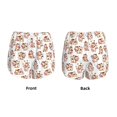 thumbnail image 3 of Balery Farm Cow Animal Pantalones cortos deportivos para mujer con forro y dos bolsillos, elásticos, para entrenamiento, gimnasio, yoga-Medium, 3 of 7