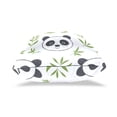 thumbnail image 4 of Cute Panda Faces Leaves Throw Pillow Covers Pillowcases 16 x 16 Inch Home Decor 2 Packs for Bedroom Sofa, 4 of 6