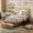 Coffee, variant on Twin XL Princess Bed Frame with LED Lights & 6.3-inch Space Beneath Bed, Velvet Upholstered Headboard Platform Bed -App & Remote Control, Wood Slat Support, No Box Spring(Twin XL /Pink)