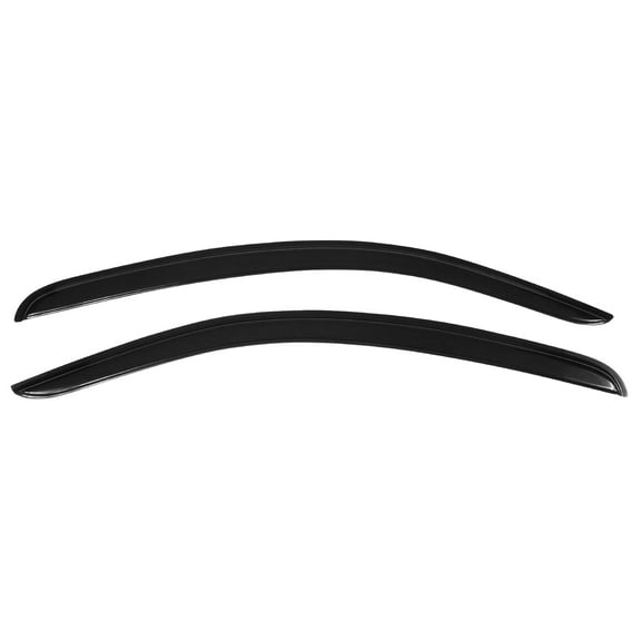 Ikon Motorsports Compatible with 05-09 Ford Mustang Acrylic Window Visors Vent Windshield Deflector Rain Guard 2Pc Set Outside Mount 2005 2006 2007 2008 2009