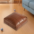 thumbnail image 7 of Dvumao Organizers and Storage, Faux Leather Poofy Ottoman Footstool Moroccan Unstuffed Pouf Cover Foot For Storage Floor Cushion Footrest No Filler, Mom Gifts, 7 of 7