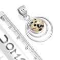 thumbnail image 2 of 925 Sterling Silver Women Jewelry Natural Dalmatian Pendant, 2 of 4