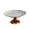 Brown, variant on Ceramic tall cake bowl with lid, cake plate, cake stand, muffin stand, multifunctional tea tray, vintage fruit plate, fruit bowl for cupcakes, wedding table decoration, party