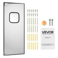 thumbnail image 1 of VEVOR Porte Battante en Acier Inoxydable Panneau Unique 36"x84 Pouces Qualité Commerciale, 1 of 9