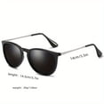 thumbnail image 4 of Trendy Polarized Reflective Fashionglasses, Retro Classic Windproof Sandproof Dustproof Fashionglasses For Travel Driving Cycling Skiing Riding Fishing For Women & Men, 4 of 5