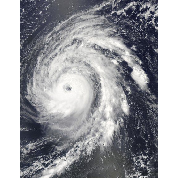 Hurricane Bill in the Atlantic Ocean Canvas Art - Stocktrek Images (25 x 32)