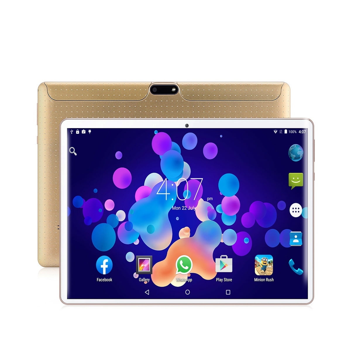 10.1 Inch Android 6.0 Tablet, HD Touchscreen Tablet with 1GB RAM+32GB ROM Dual Sim Card