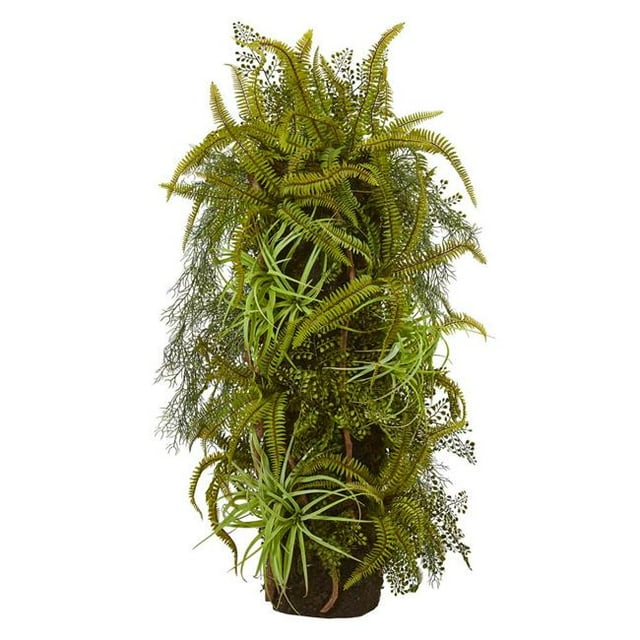 Nearly Natural 8334 40 in. Mixed Forest Foliage Artificial Plant on Trunk