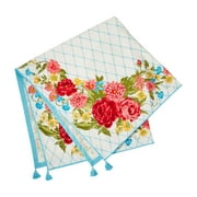The Pioneer Woman Sweet Rose Table Throw, 50" x 50", Multi-color