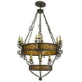 thumbnail image 5 of Meyda Tiffany 165159 Isabo 24 Light 48" Wide Taper Candle Style Chandelier - Antique, 5 of 6