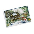 thumbnail image 3 of Rongfmy Kit de Point de Croix Estampé 11CT Printemps Été Automne Hiver Artisanat à l'Aiguille, 3 of 9