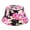 Pink, variant on ZSQDM Unisex Fashion Casual Small Floral Sun Hat Sun Hat Fisherman Hat Breathable Hat Women beanie Lift Hard Hat Bucket Hats Cap Gun